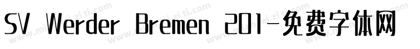 SV Werder Bremen 201字体转换